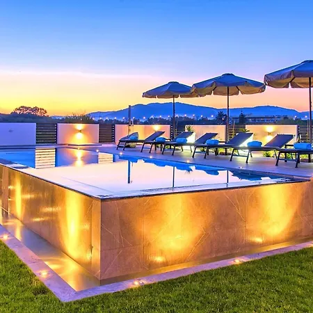 Solaris Heated Pool & Jacuzzi Villa Georgioupoli